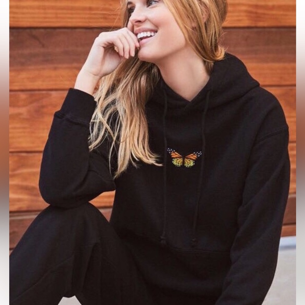 Brandy Melville Butterfly Sweatshirt Like New!